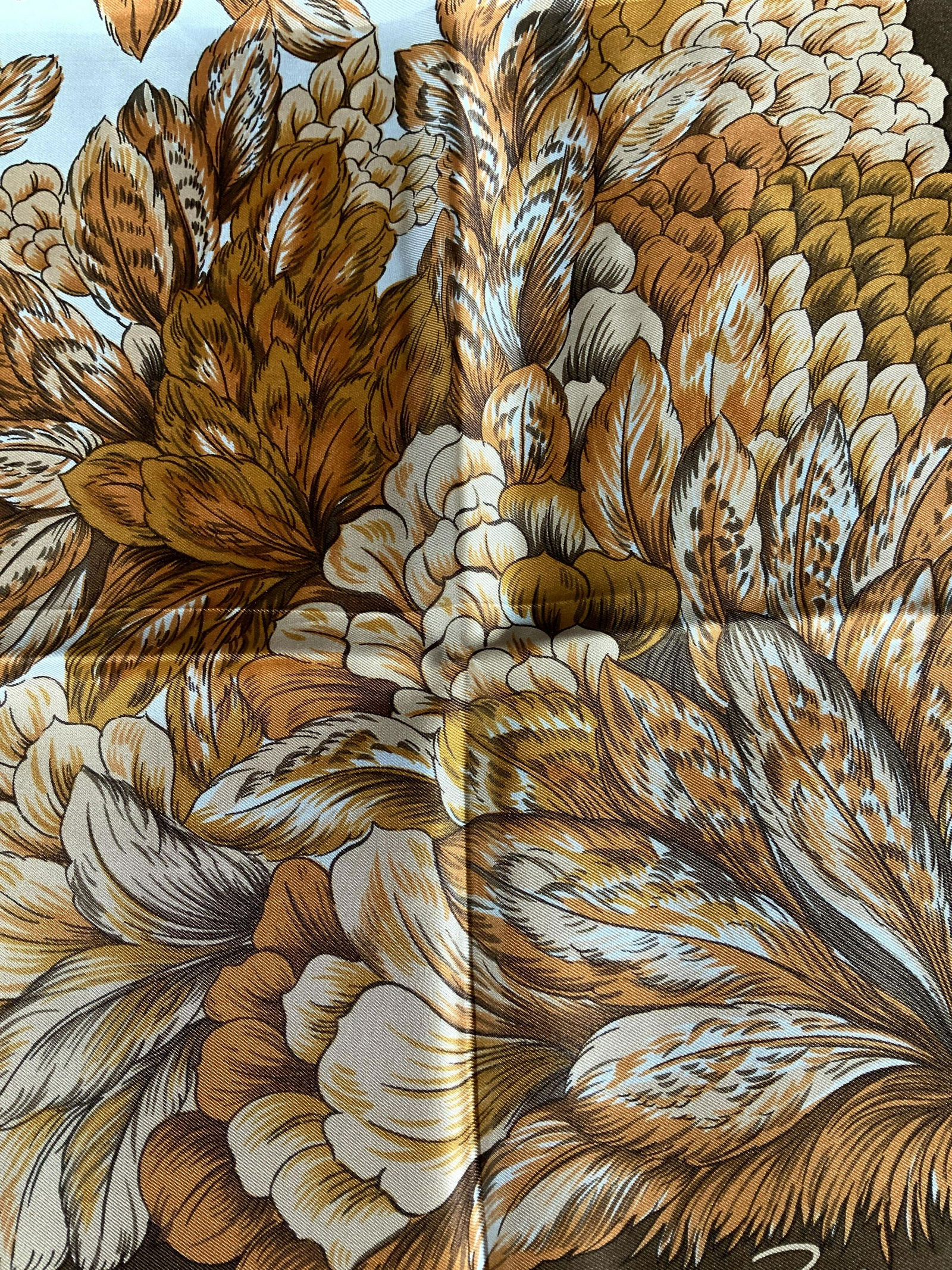 ANNE FOGARTY FOR DAVID SCHWAB Silk Scarf: Signed Anne FOGARTY on silk vintage scarf, neck wear, drape, head ware measures app 26.5 inches square, laides designer fashion accessories