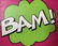 Pop Art BAM ! Artwork On Canvas