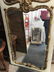 Pair-6 ft French Trumeau Hand Ptd Mirrors - 13