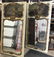 Pair-6 ft French Trumeau Hand Ptd Mirrors