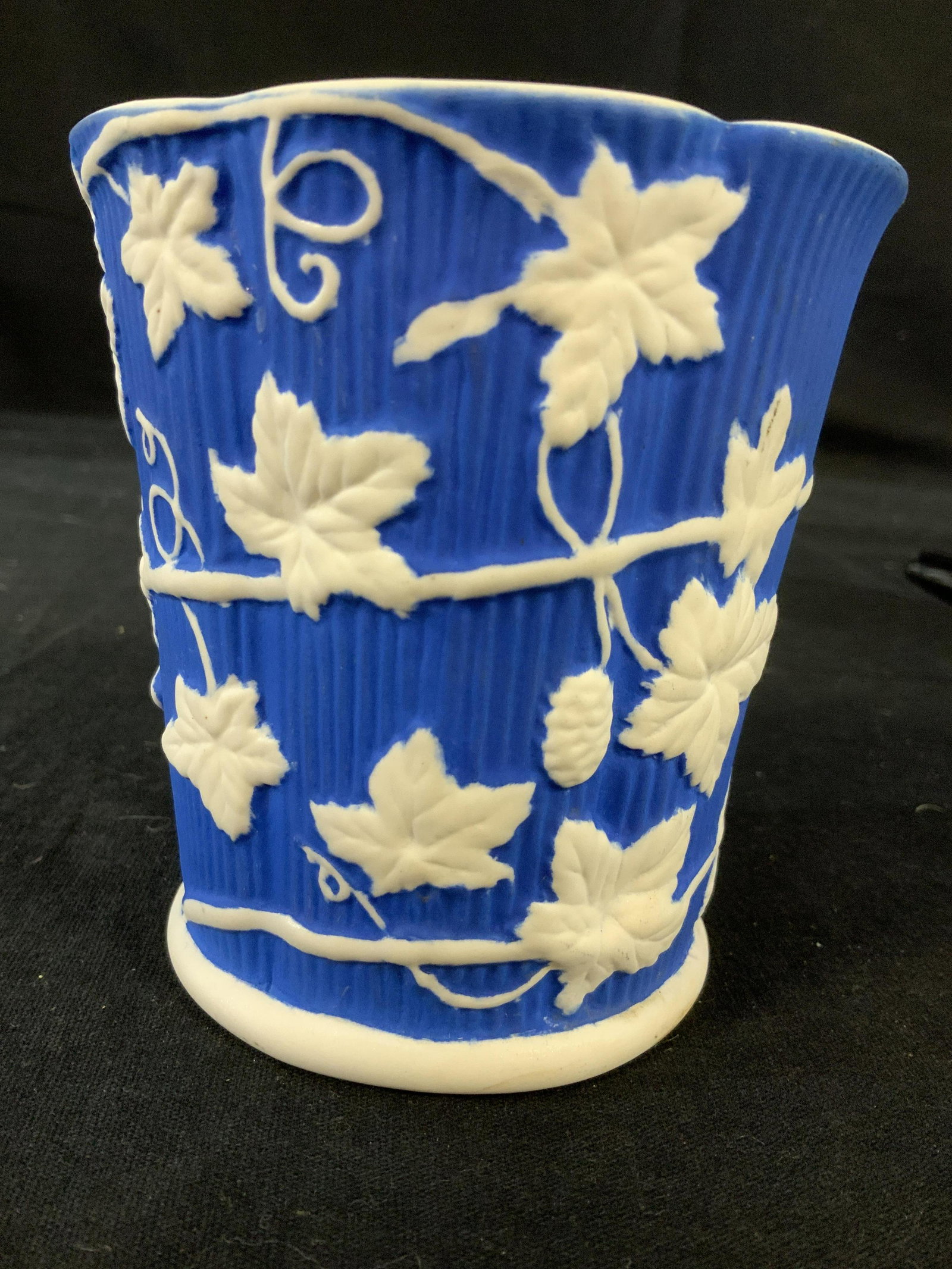 MMA Bisque Pircelain Vessel: Cup, vase, cache pot, table ware, museum of modern art, bisque porcelain table ware, measures ht 4 inches diameter app 3.5 inches
