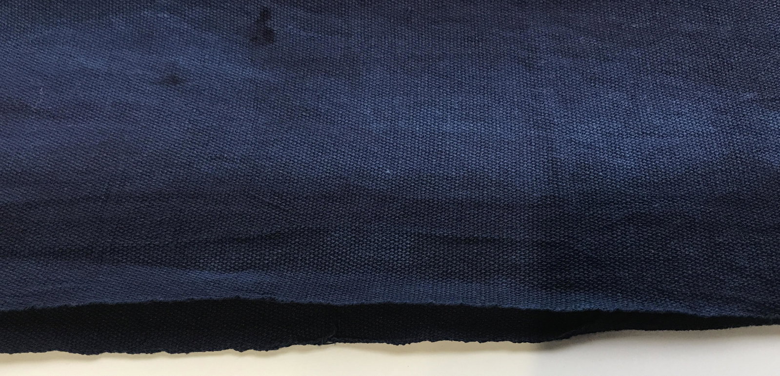 Vintage Côte d'Ivoire Indigo Textile: Vintage textile, originates from The Ivory Coast West Africa officially Côte d'Ivoire a French-Colonial Legacy, overall in good condition, measures approximately 43.5 inches wide by 62 inches long, d
