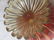 Vintage Red Gold Murano Glass Pedestal Bowl - 7