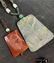 Two Carved Jade Pendant Necklaces