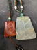 Two Carved Jade Pendant Necklaces - 2