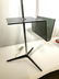 Lucite Chrome Side Table W Rack and Lamp - 8