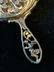 Art Nouveau Hand Held Mirror w Cerubs - 3