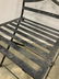 Pair Painted Metal Iron Vintage Garden Chairs - 13