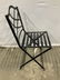 Pair Painted Metal Iron Vintage Garden Chairs - 7
