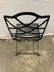 Pair Painted Metal Iron Vintage Garden Chairs - 8