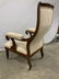 Antique Victorian High Back Arm Chair, C1850 - 10