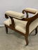 Antique Victorian High Back Arm Chair, C1850 - 12