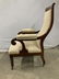 Antique Victorian High Back Arm Chair, C1850 - 13