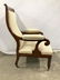 Antique Victorian High Back Arm Chair, C1850 - 5