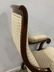 Antique Victorian High Back Arm Chair, C1850 - 6