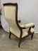 Antique Victorian High Back Arm Chair, C1850 - 7