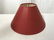 Pair of Wooden Lamps with Red Shades - 5