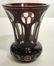 Pair Bohemian Glass Vases