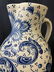 Blue White Ceramic Pitcher, Spain - 3