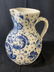 Blue White Ceramic Pitcher, Spain - 7