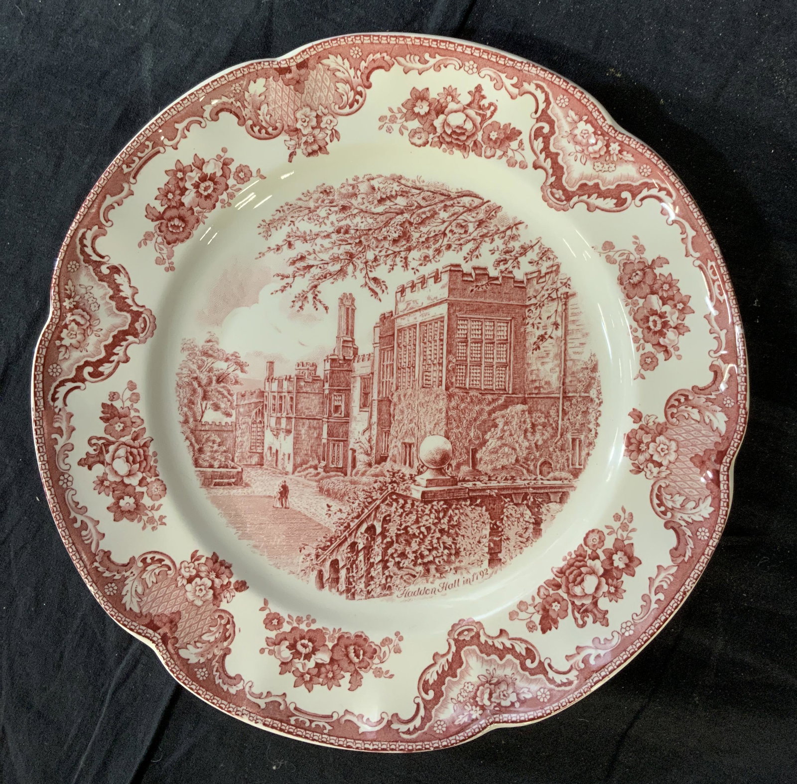 Johnson Brothers Porcelain Platter, England: Porcelain platter, table ware, English porcelain, marked for Spode measures diameter 12 inches