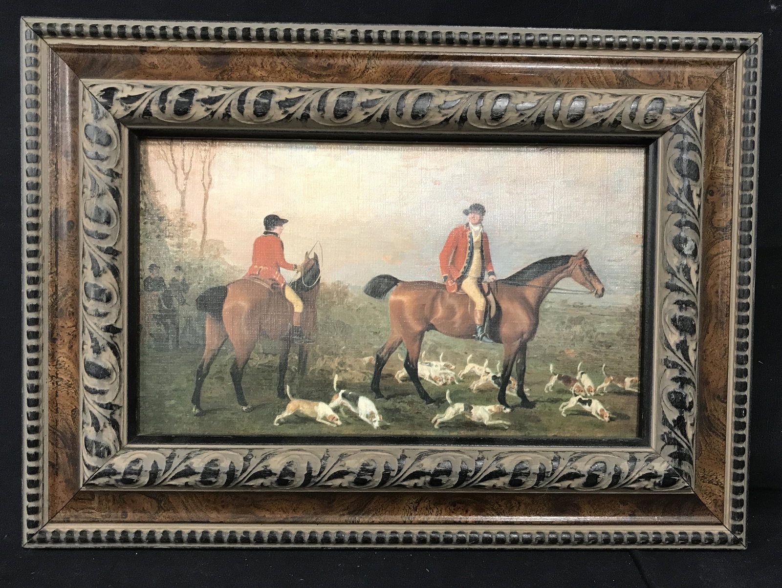 Signed Pair Framed Prints Otto Von Thoren: Signed Pair of professionally framed digital canvas prints, signed on first print in the lower right corner reads Otto Von Thoren, identical frames with same style art prints each of different scenes 