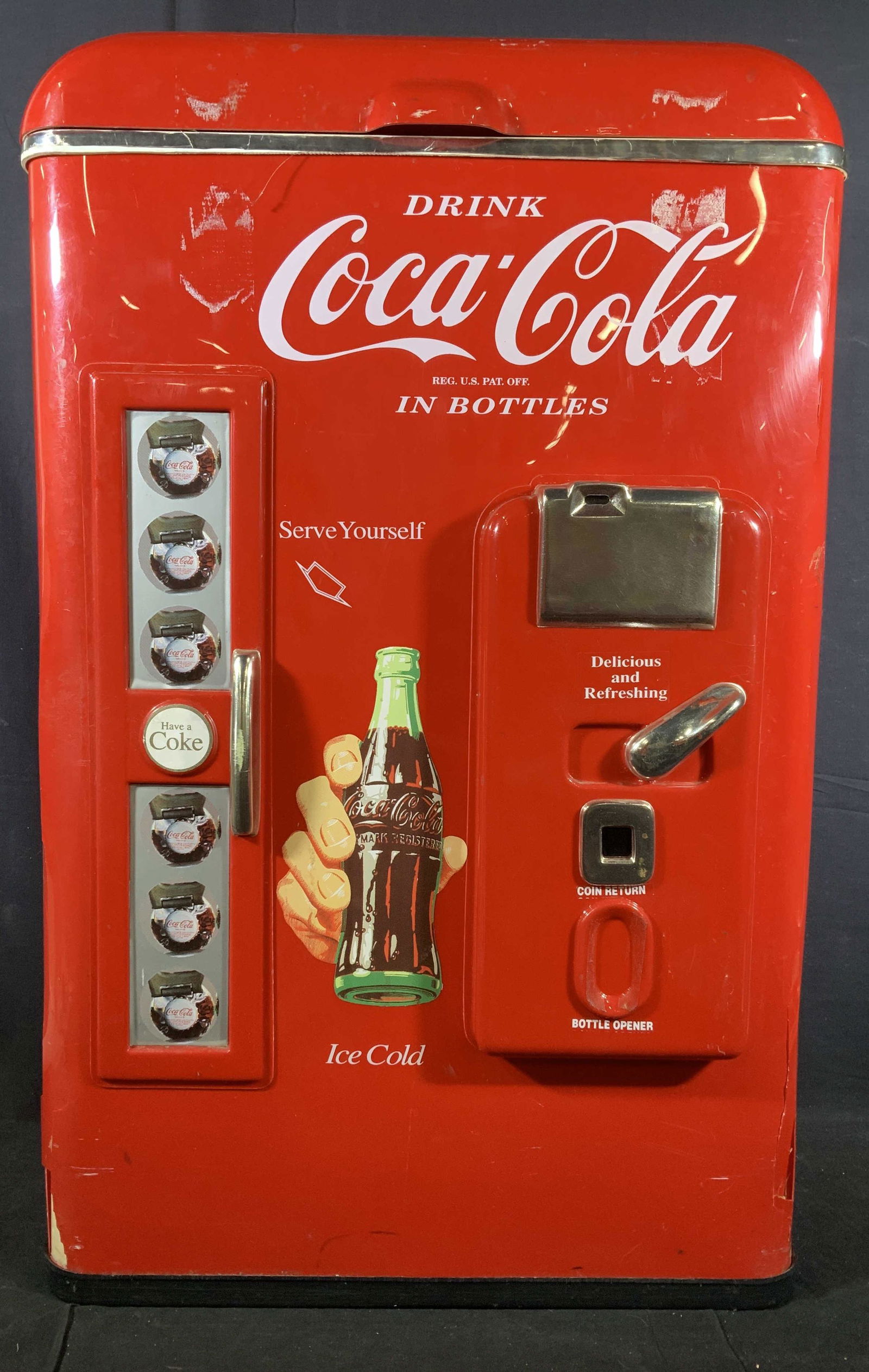 retro coca cola cooler