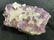 Collectible Purple White Rock Crystal Geode - 11