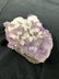 Collectible Purple White Rock Crystal Geode - 5