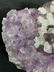 Collectible Purple White Rock Crystal Geode - 9