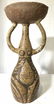 Signed Antique Ceramic Tribal Sculpture