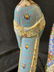 Pair Vintage Cloisonne and Painted Asian Figurals - 11