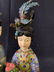 Pair Vintage Cloisonne and Painted Asian Figurals - 6