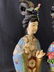 Pair Vintage Cloisonne and Painted Asian Figurals - 8
