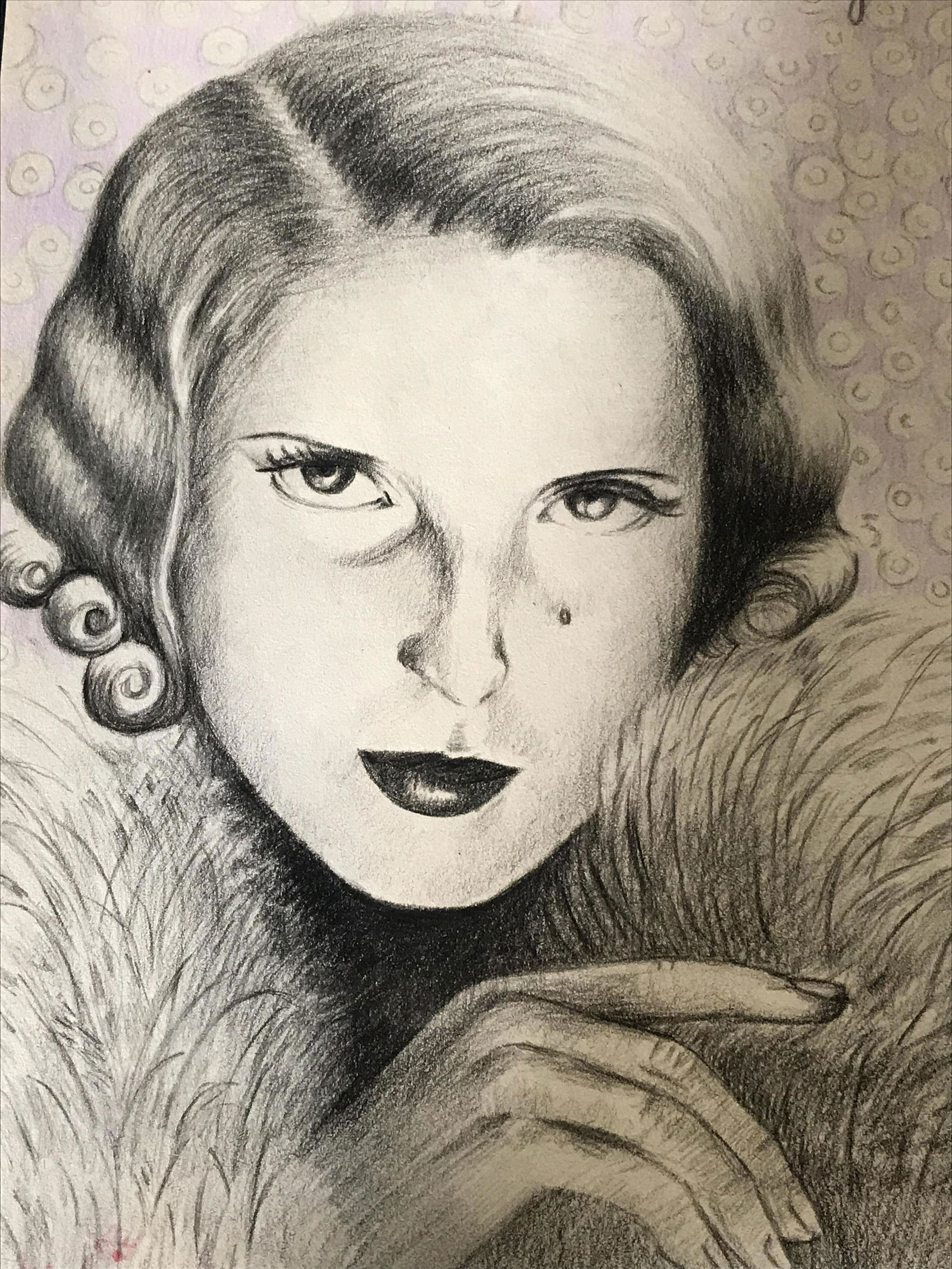 Signed Pencil Drawing AFTER Tamara De Lempicka: Signed pencil drawing on paper AFTER Tamara De Lempicka, signature in the upper right corner reads T. De Lempicka, Please Note: All lots that do not carry established documented provenance nor any pas