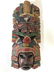 Vintage Carved Wooden Tribal Wall Hanging - 2