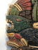 Vintage Carved Wooden Tribal Wall Hanging - 8