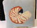 Beach Needlepoint Shell Decor Pillow - 2