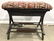 THE FAVORITE Antique Hand hooked yarn Sewing Bench
