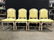 4 Carved Wooden Dining Chairs, Leather Style - 2