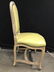 4 Carved Wooden Dining Chairs, Leather Style - 4