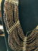 Multi Strand Bead and Silver toned Necklace - 4