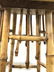 Vintage Bamboo Style Cushioned Stool - 5