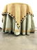 Pair Vintage Wooden Occasional Tables W Cloths - 4