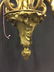 Vintage 5 Arm Victorian Bronze Ceiling Chandelier - 7