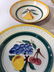 Hand Painted STANGI Fruit Plates, Set 18