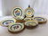 Hand Painted STANGI Fruit Plates, Set 18 - 2