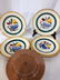 Hand Painted STANGI Fruit Plates, Set 18 - 6