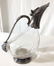 Glass Duck Shape Beverage Pitcher W Metal Accents