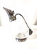 Glass Duck Shape Beverage Pitcher W Metal Accents - 2